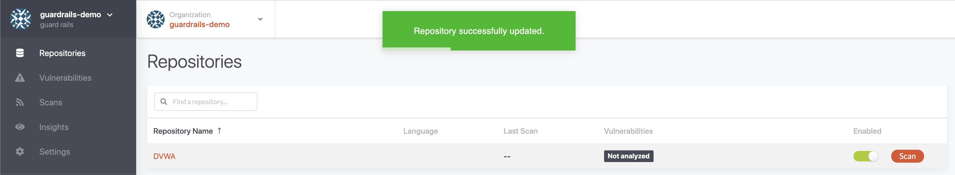 Enable repos