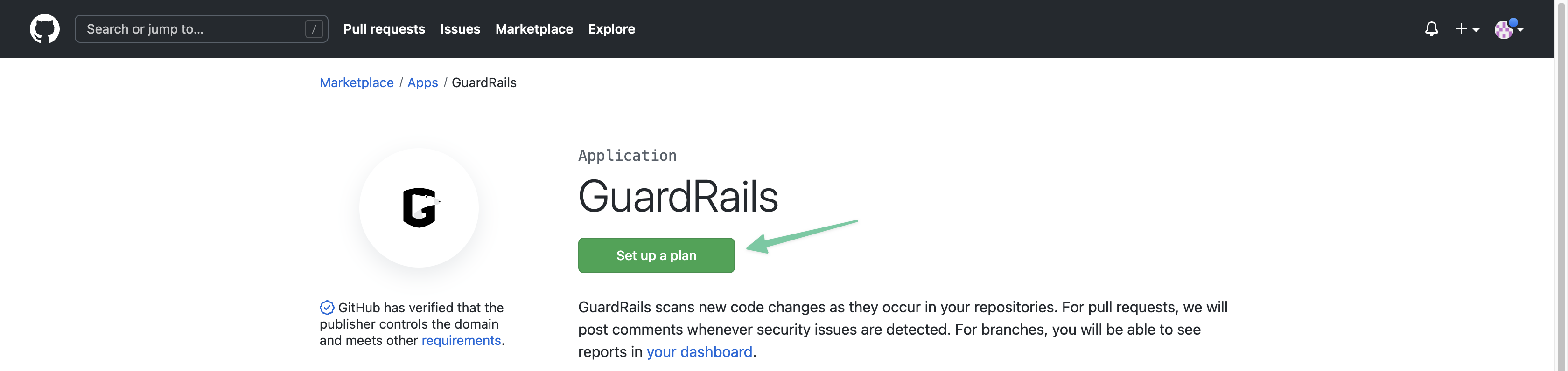 Set up a GuardRails Trial